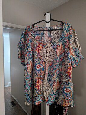 Plus size summer blouse